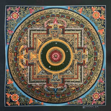 Blue Mandala Thangka