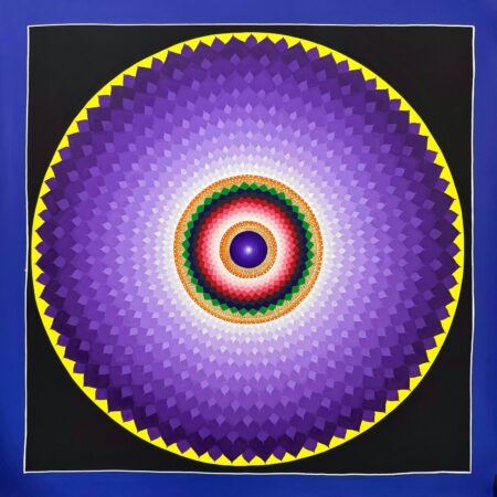 Lotus Mandala Thangka Painting