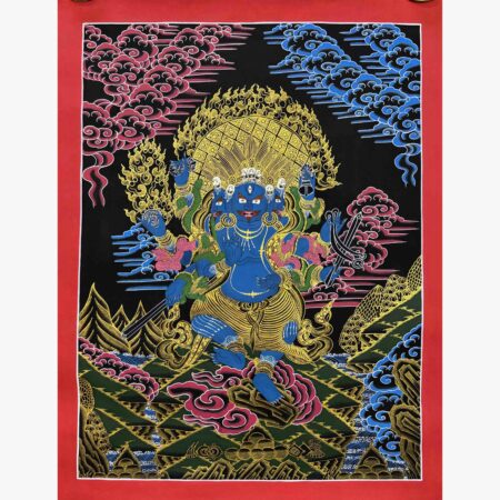 Akash Bhairav Thangka