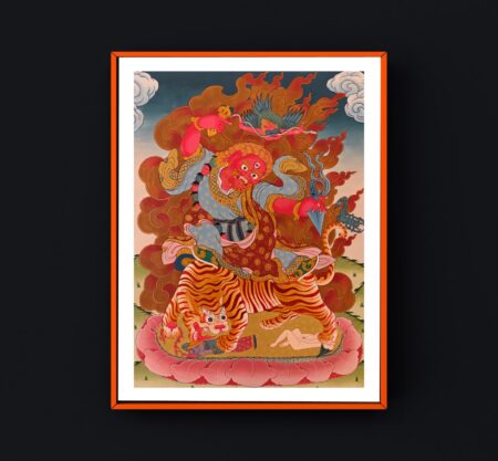 Dorje Drollo Thanka Painting