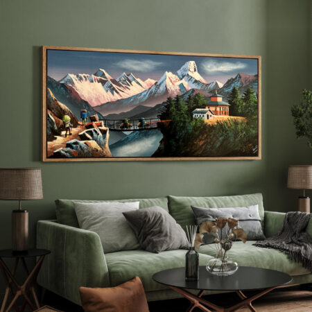 Mount Everest & Ama Dablam – Himalayan Acrylic