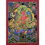 Red Tara Thangka Painting