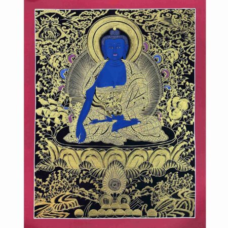 Medicine Buddha Thangka Painting