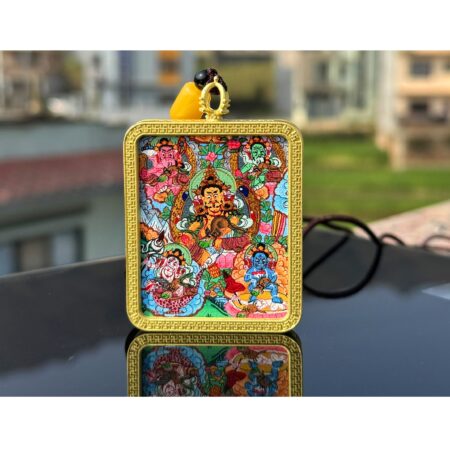 Five Dzamabal Thangka Pendant