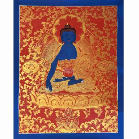 Medicine Buddha Thangka Painting