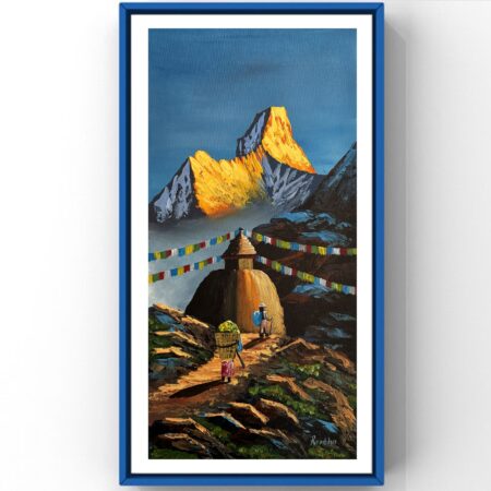 Golden Light Over Mount Ama Dablam