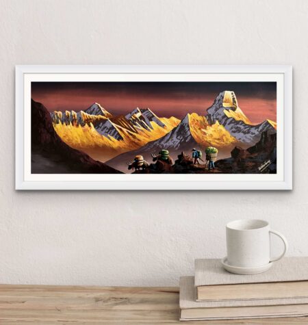 Everest & Ama Dablam – Himalayan Acrylic