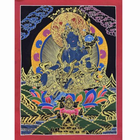Black Tara Thangka Painting