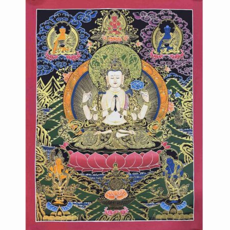 Chenrezig Thangka Painting