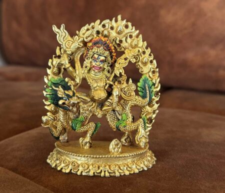 White Dzambala Statue