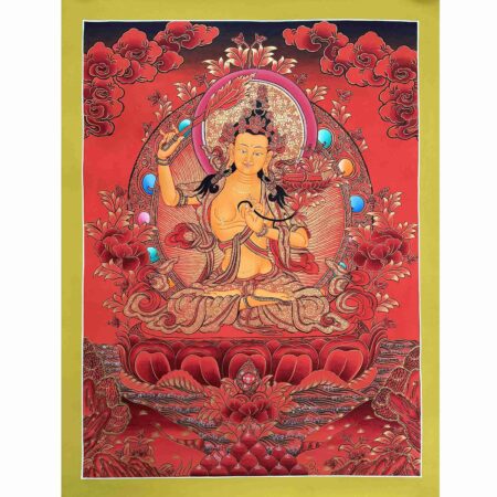Manjushree Thangka Painting