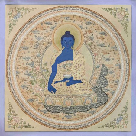 Medicine Buddha Mandala Thangka