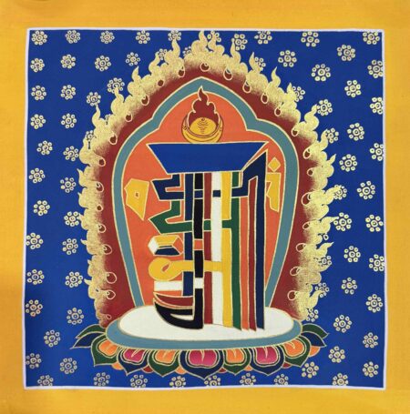 Kalachakra Seed Syllables Thangka